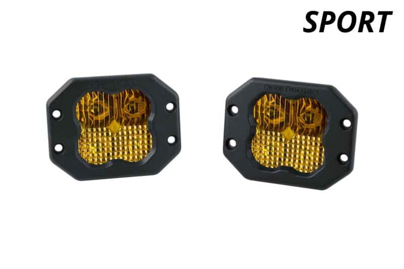 Diode Dynamics — Diode Dynamics SS3 Sport ABL - Yellow Combo Flush (Pair) - view 2
