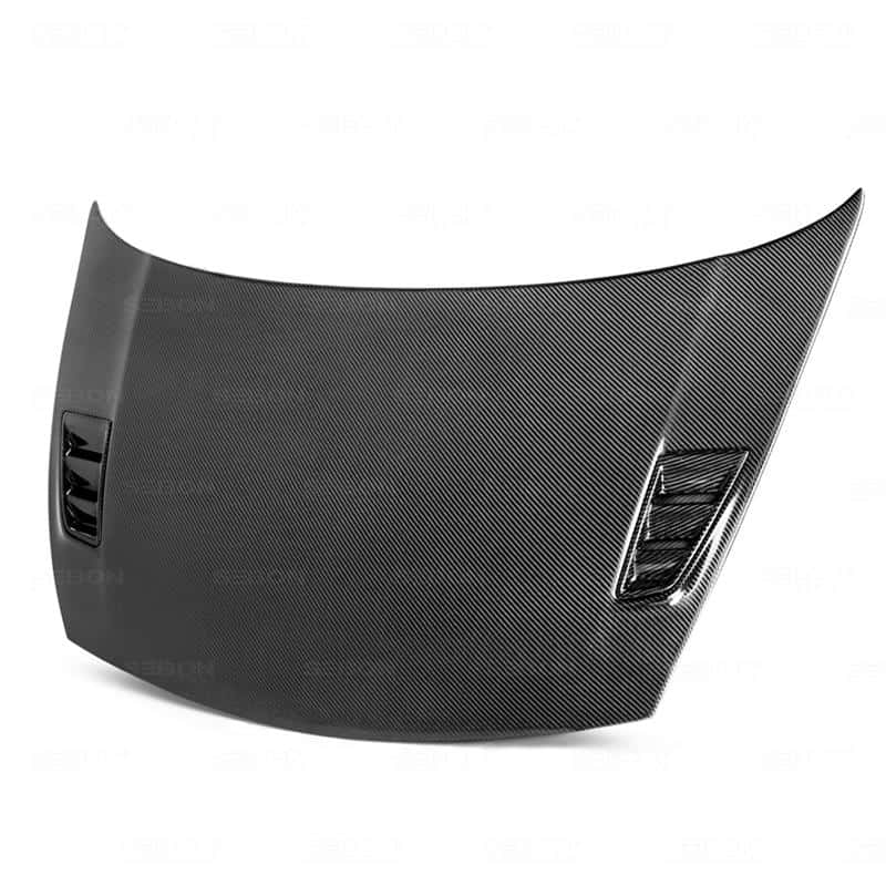Seibon — Seibon 06-10 Honda Civic 4 Door JDM / Acura CSX (FD1/2/3/5) MG II Carbon Fiber Hood - view 6