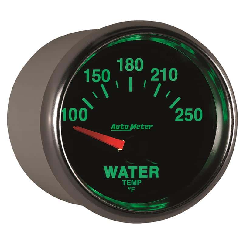 AutoMeter — Autometer GS 52mm 100-250 Deg F Short Sweep Electronic Water Temperature Gauge
2-1/16" WATER TEMP, - view 6