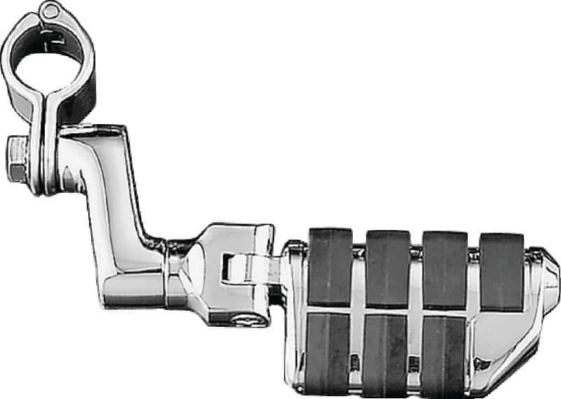 Kuryakyn — Kuryakyn Dually ISO Offset Highway Pegs With 1-1/4inch Clamp Chrome (Pair) - view 2