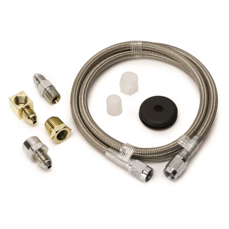 AutoMeter — AutoMeter Line Braided Stainless Steel No.3 Dia. 3ft. Length -3AN And 1/8in. NPT Female Fittings
Hose Ptfe Sst 3 -3 - view 1