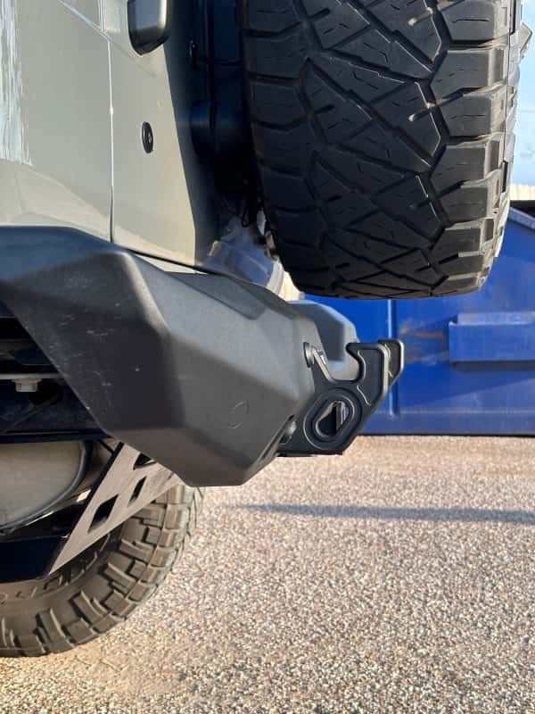 Rival 4x4 — Rival 2018-2026 Jeep Wrangler JL  Rear Aluminum Stubby Bumper
Rear Stubby Bumper - view 3