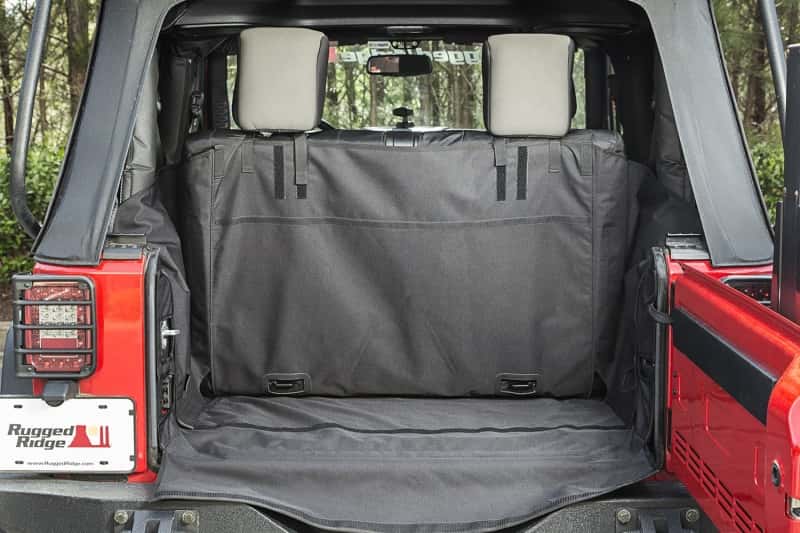 Rugged Ridge — Rugged Ridge C3 Cargo Cover W/O Subwoofer 07-18 Jeep Wrangler JK 2 Door
Cargo Area Liner
OFFROAD_INTERIOR - view 5