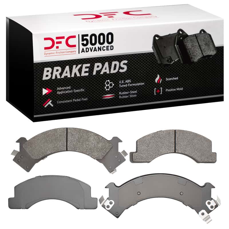 DFC — DFC 88-97 Chevrolet W3500 Gas Engine Front 5000 Advanced Semi Metallic Brake Pads
DFC Brake Pad Set - view 1
