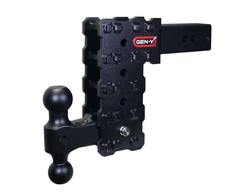 GEN-Y Hitch — Gen-Y Phantom-X 2.5in Solid Shank 7.5in Drop 1.6K TW 16K Hitch w/GH-051 Dual-Ball
Drop Hitch - view 3