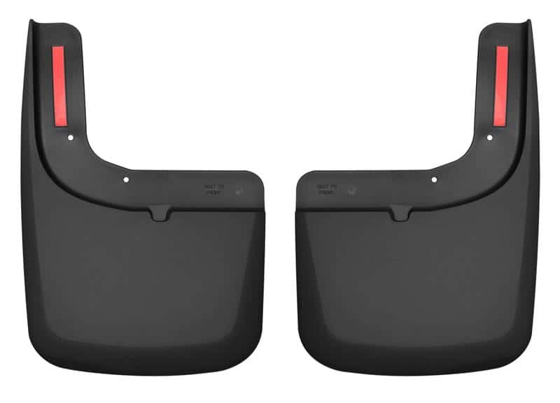 Husky Liners — Husky Liners 2017 Ford F-250 / F-350 Super Duty Black Front Mud Guards (w/Flares)
Mud Guards - view 2