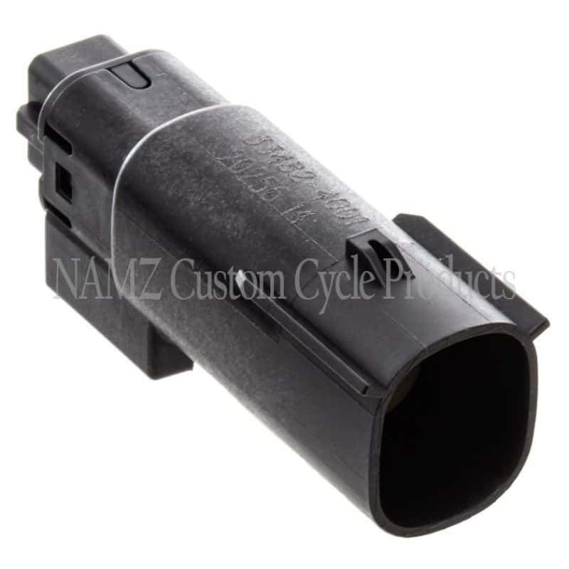 NAMZ — NAMZ 07-23 V-Twin XL 1200 & 883 Models Molex MX-150 4-Position Male Connector - Blk (HD 72175-07BK) - view 1