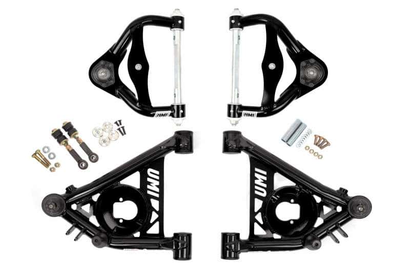 UMI Performance — UMI Performance 78-88 G-Body S10 Tubular Front Upper & Lower A-Arms Poly
A-Arm Package - view 1