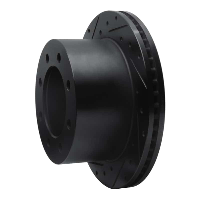 R1 Concepts — R1 01-10 Chevrolet Express 3500 Rear Left Drilled & Slotted Black Brake Rotor
R1 Brake Rotor Drill - view 2
