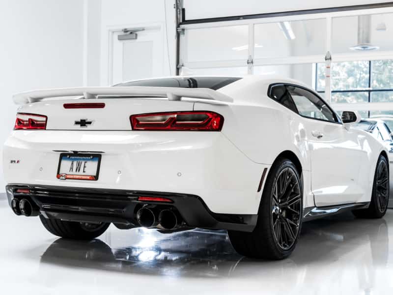 AWE Tuning — AWE Tuning 16-19 Chevrolet Camaro SS Axle-back Exhaust - Touring Edition (Quad Diamond Black Tips)
Touring Exhaust - view 3