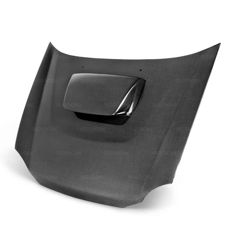 Seibon — Seibon 02-03 Subaru WRX OEM Carbon Fiber Hood - view 9