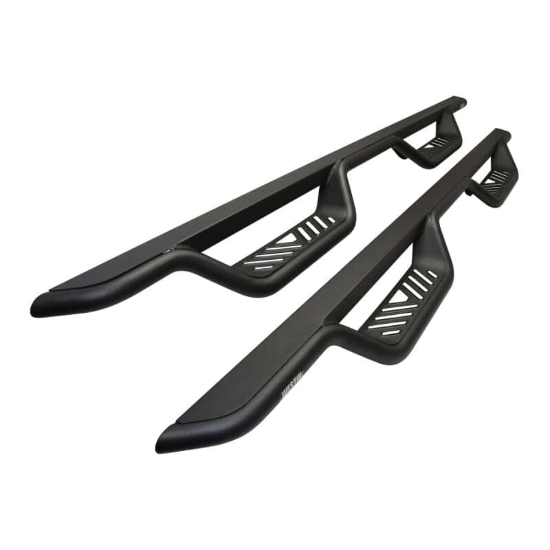 Westin — Westin 14-18 Chevrolet Silverado/GMC Sierra Crew Cab Outlaw Nerf Step Bars (Excl. Diesel) -Text. Blk
Nerf Drop Step Bars - view 2