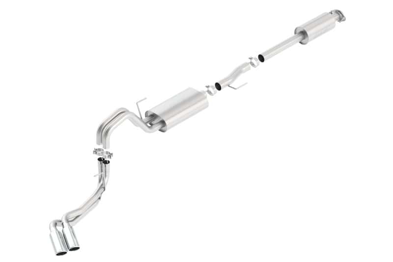 Borla — Borla 15-16 Ford F-150 3.5L EcoBoost Ext. Cab Std. Bed Catback Exhaust Touring Truck Side Exit
Cat-Back System
ExhstSysKt - view 3