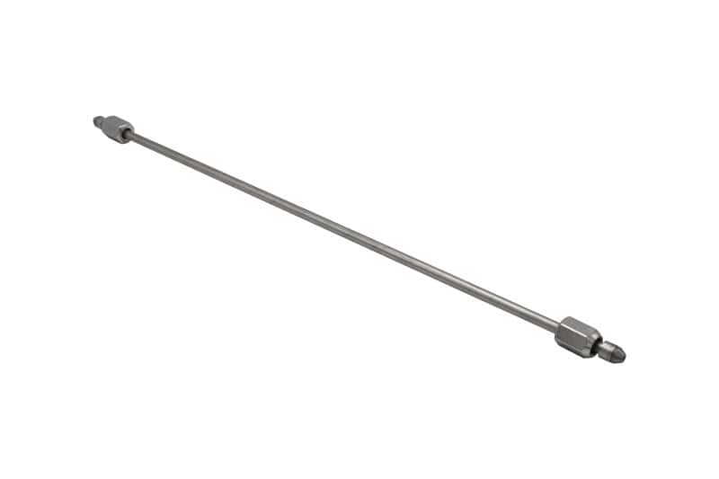 Fleece Performance — Fleece Performance 21in High Pressure Fuel Line (8mm x 3.5mm Line, M14x1.5 Nuts) - view 1