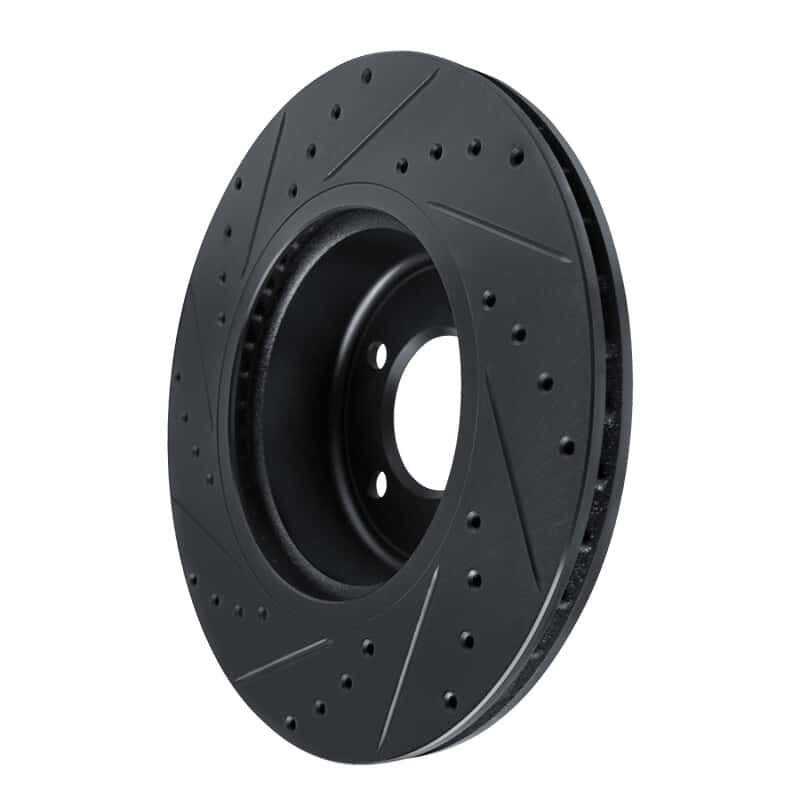 R1 Concepts — R1 09-16 BMW Z4 Front Right Drilled & Slotted Black Brake Rotor
R1 Brake Rotor Drill - view 4