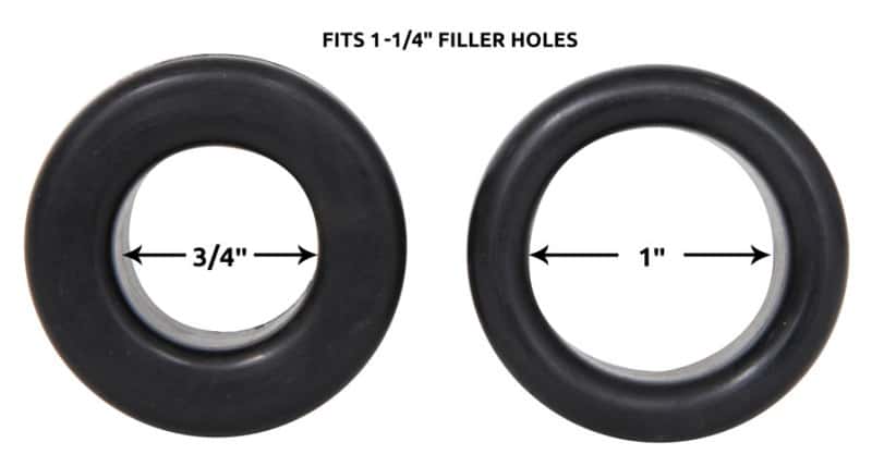Spectre — Spectre Valve Cover Grommets (For Covers w/1-1/4in. Filler-Breather Holes) OEM Replacement - view 3