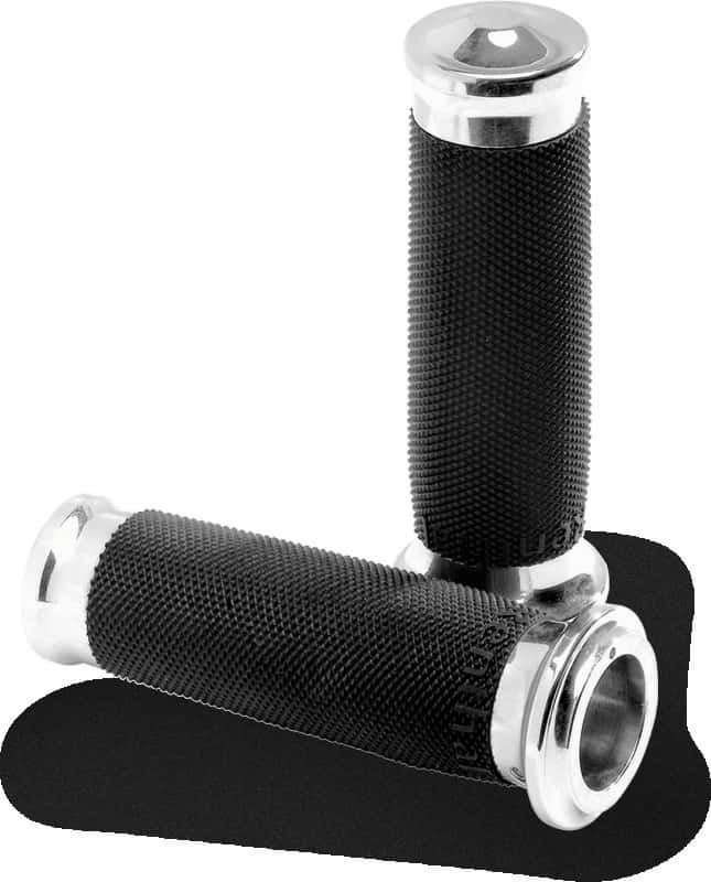 Performance Machine — Performance Machine Contour Renthal Wrapped Grips - Chrome - view 2