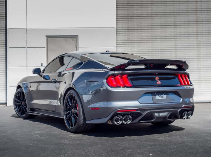Borla — Borla 2020 Ford GT500 5.2L AT 3in ATAK CatBack Exhaust w/ Carbon Fiber Tips
Cat-Back System - view 2