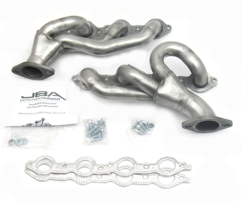 JBA — JBA 08-09 Pontiac G8 6.0/6.2L LS 1-3/4in Primary Raw 409SS Cat4Ward Header
Exhaust Header - view 1
