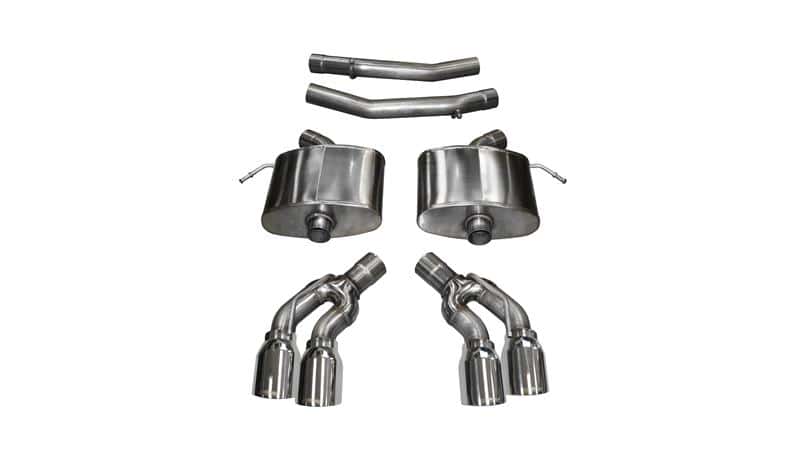 CORSA Performance — Corsa 2016-2019 Cadillac CTS V 6.2L V8 2.75in Polished Xtreme Axle-Back Exhaust
Exhaust - view 4