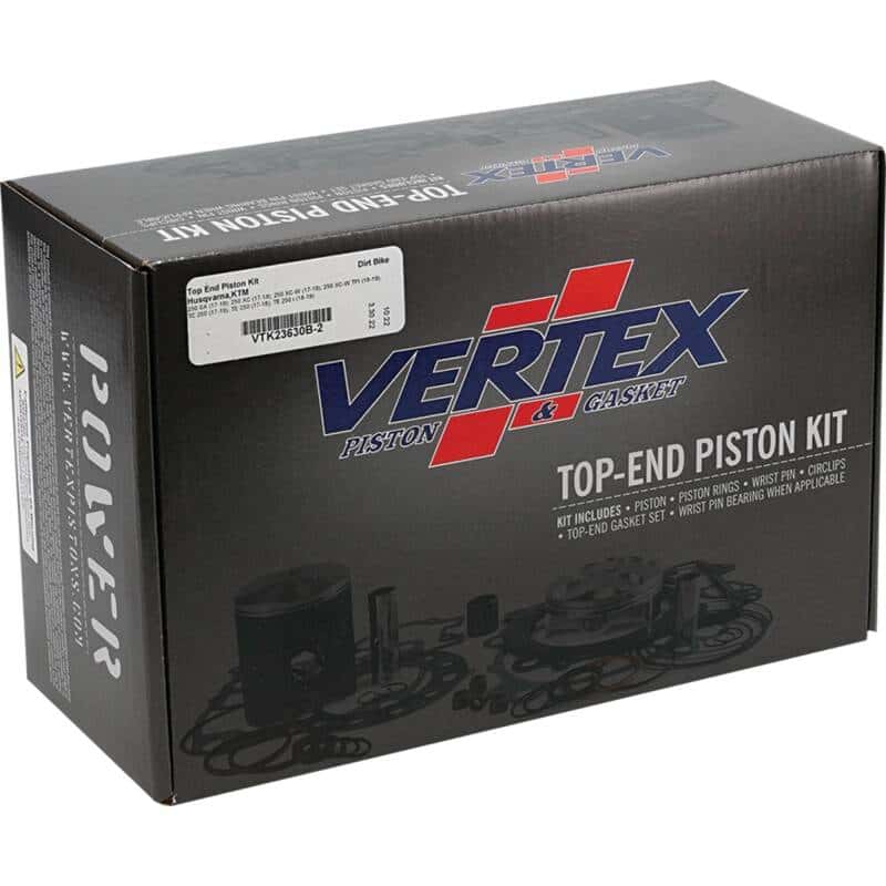 Vertex Pistons — Vertex Pistons 17-22 250 SX/17-19 250 XC/20-22 250 XC TPI Top End Piston Kit - view 5