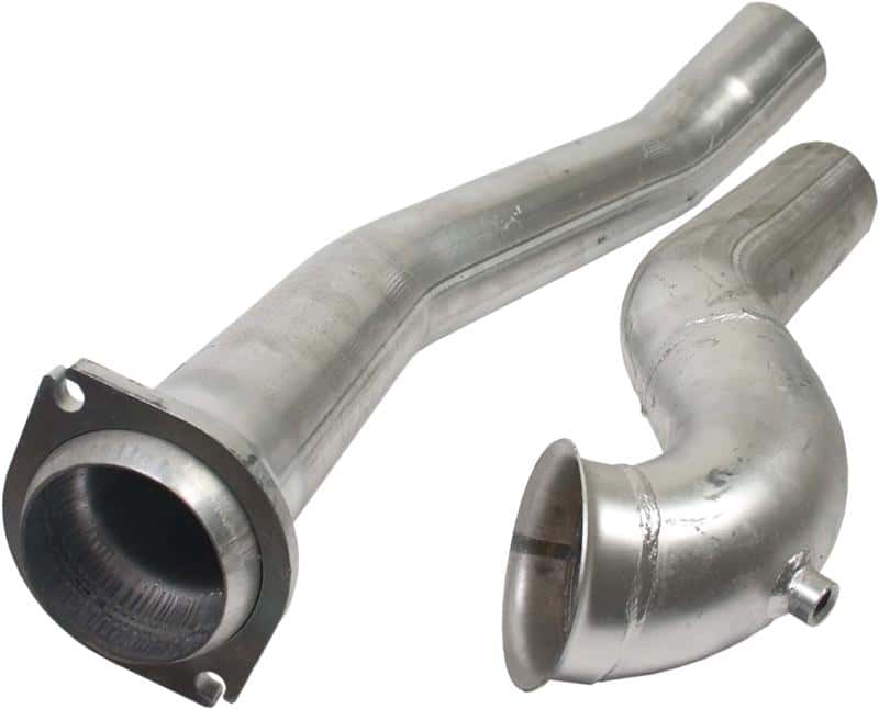 BD Diesel — BD Diesel Turbo Downpipe Kit - S400 4in Aluminized Full Marmon
S400 DOWNPIPE KIT
TChrgrDownPipe - view 2