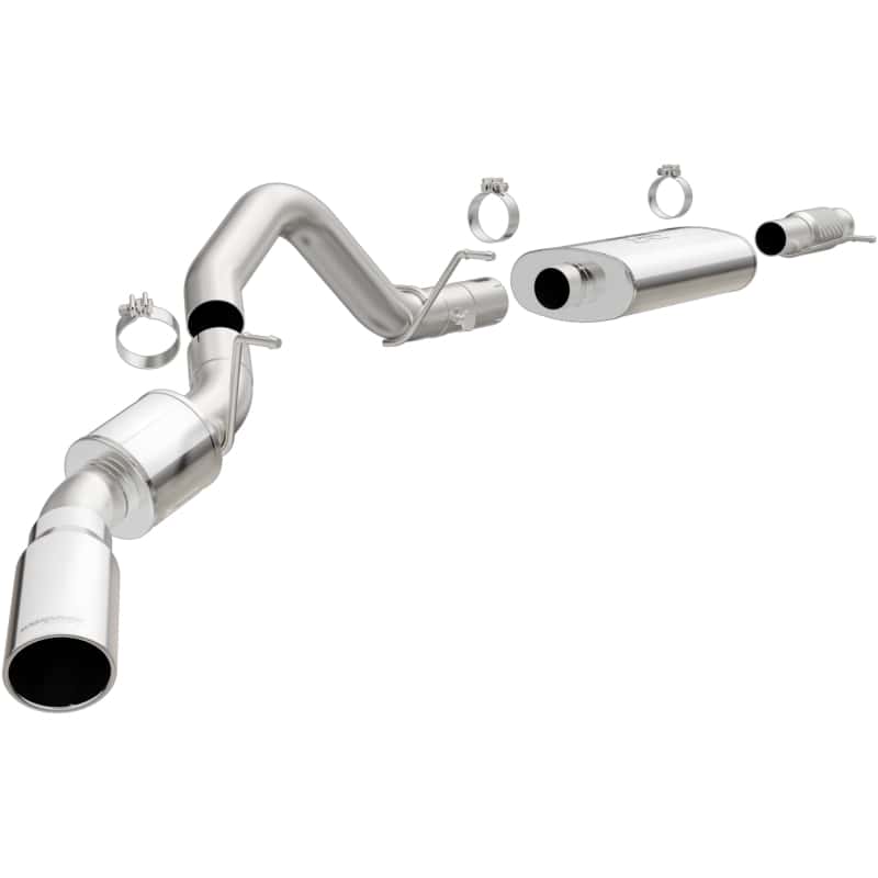Magnaflow — MagnaFlow MF Series SS Cat-Back Exhaust Single Passenger Side Rear Exit 2015 Cadillac Escalade
Cat-Back - view 2