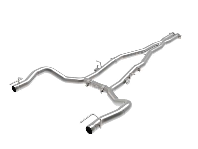 aFe — aFe MACH Force-Xp 3in 304 SS Cat-Back Exhaust 15-20 Dodge Charger Hellcat V8-6.2L/6.4L w/o Muffler
Cat-Back Exhaust - view 1