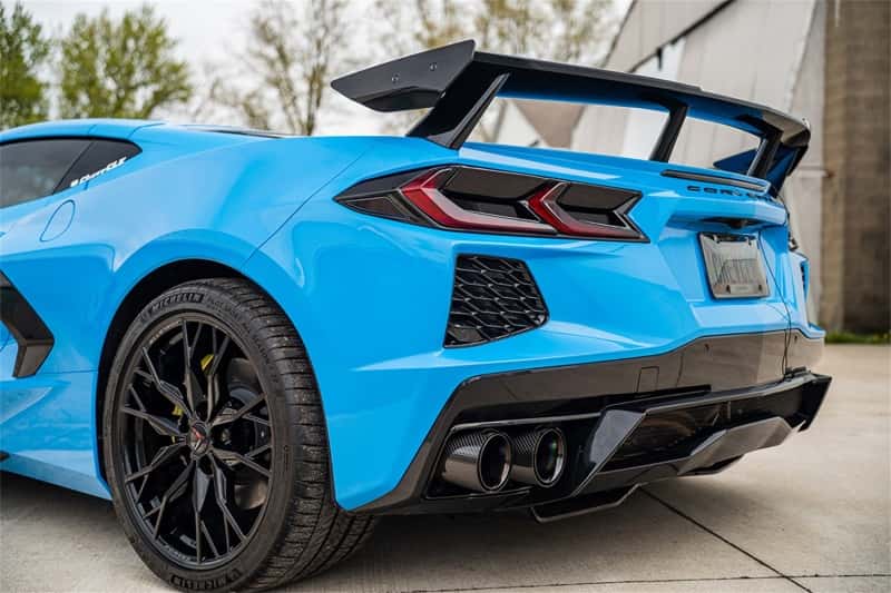 CORSA Performance — Corsa 20-25 Chevrolet Corvette C8 RWD 3in Xtreme Cat-Back Exhaust w/4.5in Carbon Fiber Black PVD Tip
Exhaust - view 3