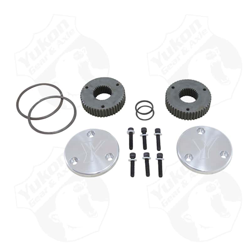 Yukon Gear & Axle — Yukon Gear Hardcore Drive Flange Kit For Dana 44 / 30 Spline Outer Stubs. Yukon Engraved Caps
Drive Flange Kit - view 2