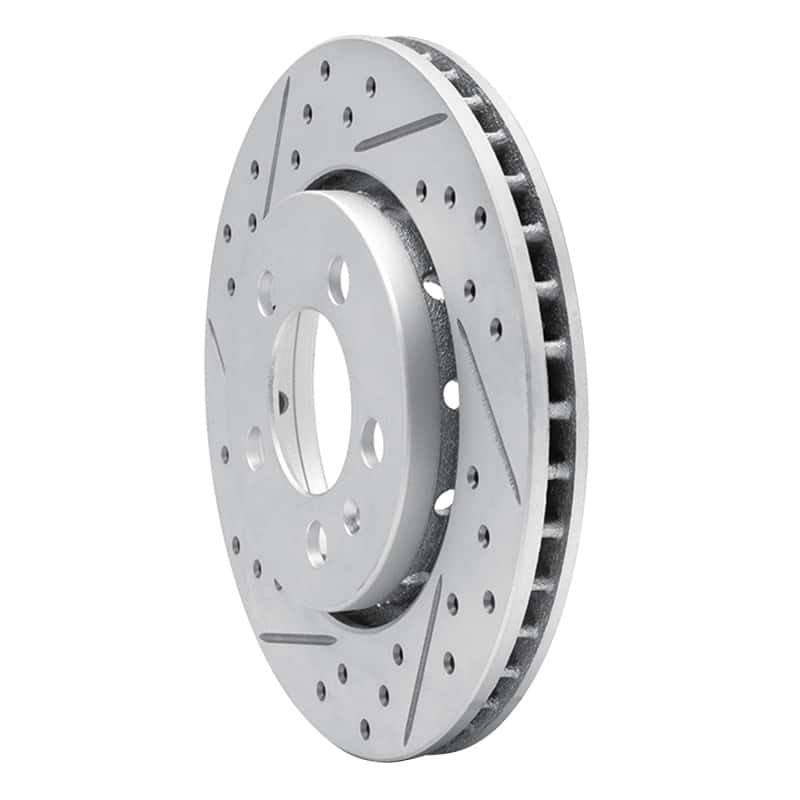 R1 Concepts — R1 00-06 Audi Tt Quattro Rear Left Drilled & Slotted Geo-Carbon Rotor - view 2