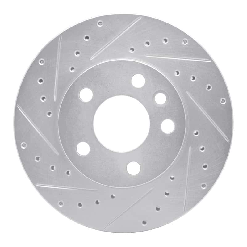 R1 Concepts — R1 96-00 Volkswagen EuroVan Front Left Drilled & Slotted Silver Brake Rotor
R1 Brake Rotor Drill - view 1