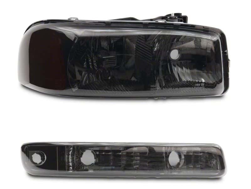 Raxiom — Raxiom 99-06 GMC Sierra 1500 Axial Series OEM Crystal Rep Headlights- Chrome Housing- Smoked Lens
Headlights - view 3