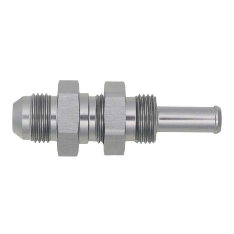 DeatschWerks — DeatschWerks 8AN Male Flare to Straight 3/8in Single Hose Barb - Anodized DW Titanium
Lines & Fittings - view 1