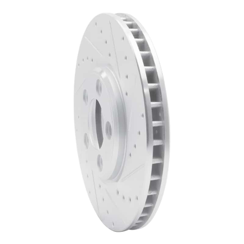 R1 Concepts — R1 00-06 Ford Thunderbird Front Right Drilled & Slotted Silver Brake Rotor
R1 Brake Rotor Drill - view 2