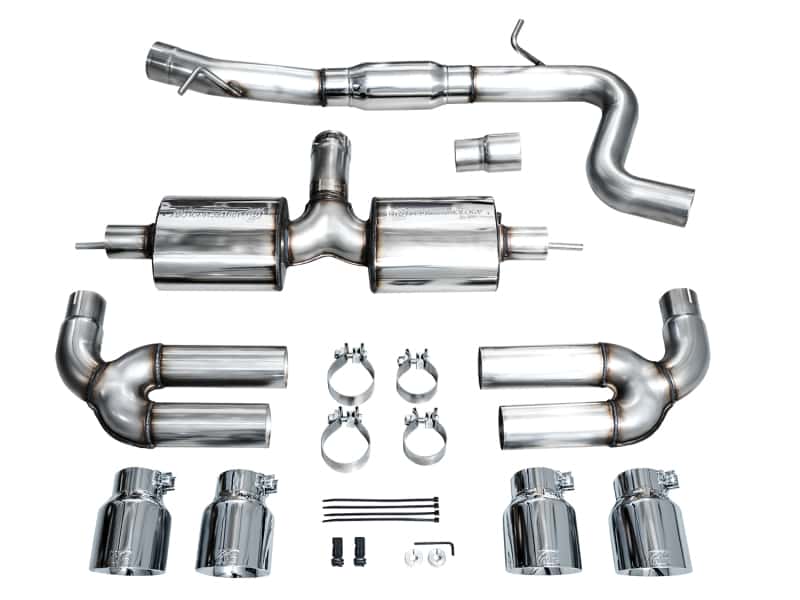 AWE Tuning — AWE 22-24 Audi 8Y S3 Touring Edition Exhaust - Chrome Silver Tips
Touring Catback - view 8