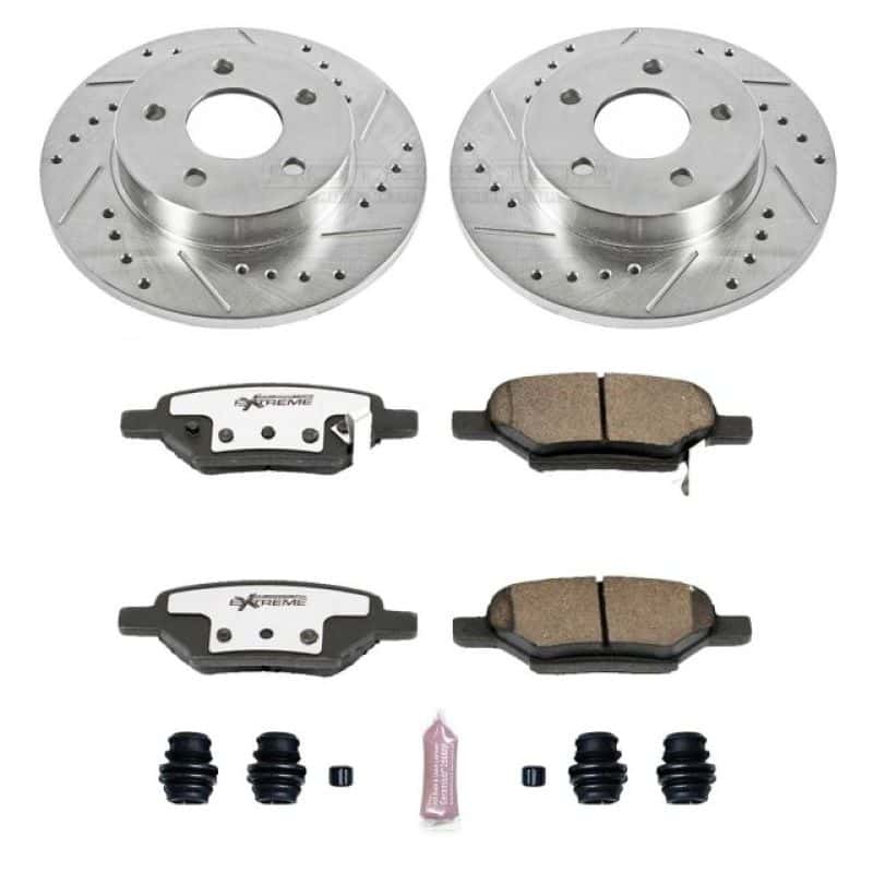 PowerStop — Power Stop 04-08 Chevrolet Malibu Front Z26 Street Warrior Brake Kit - view 1