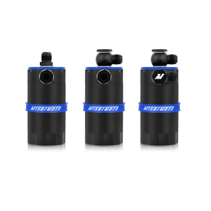 Mishimoto — Mishimoto Universal Baffled Oil Catch Can - Blue - view 8
