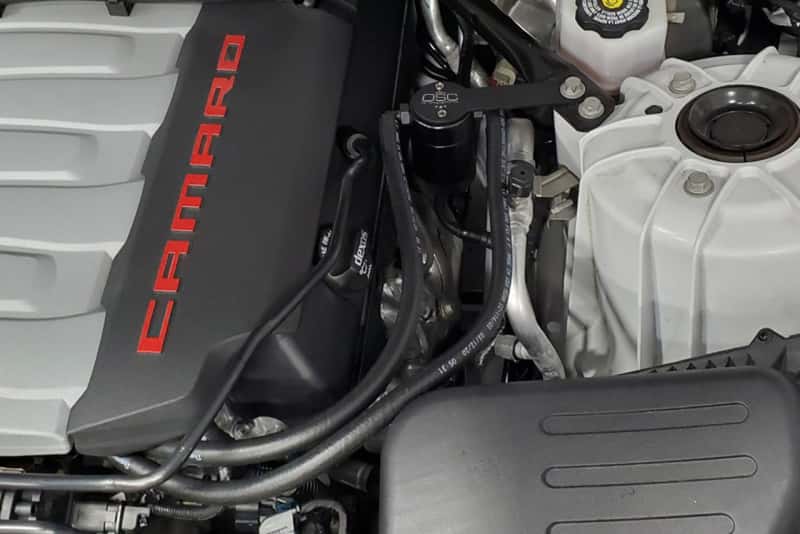 J&L — J&L 16-24 Chevrolet Camaro LT1 6.2L Driver Side Oil Separator 3.0 - Black Anodized
Oil Separator - view 2