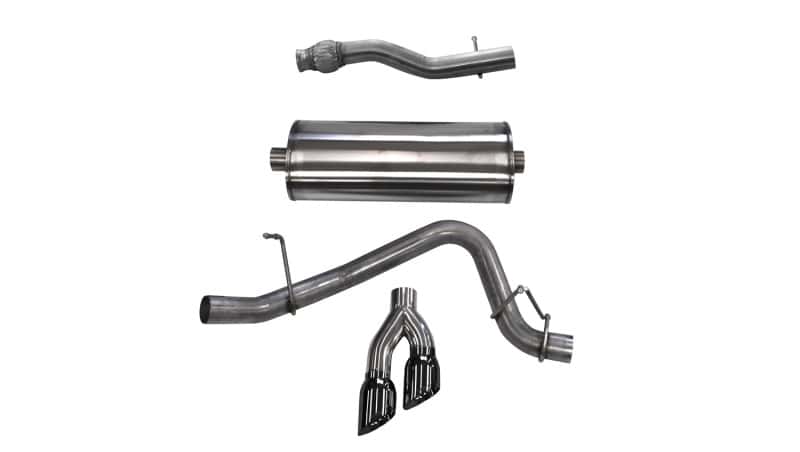 CORSA Performance — Corsa 2015-2020 GMC Yukon XL 1500 5.3L V8 3in Cat-Back Single Side Exit Twin 4in Black Tips
Exhaust - view 1