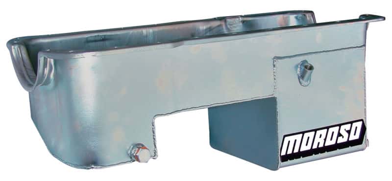 Moroso — Moroso Ford 351W (w/Rear Sump) Extra Deep Wet Sump 7qt 9in Steel Oil Pan - view 1