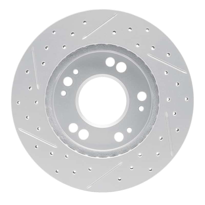R1 Concepts — R1 90-05 Chrysler Sebring Front Right Drilled & Slotted Geo-Carbon Rotor - view 5