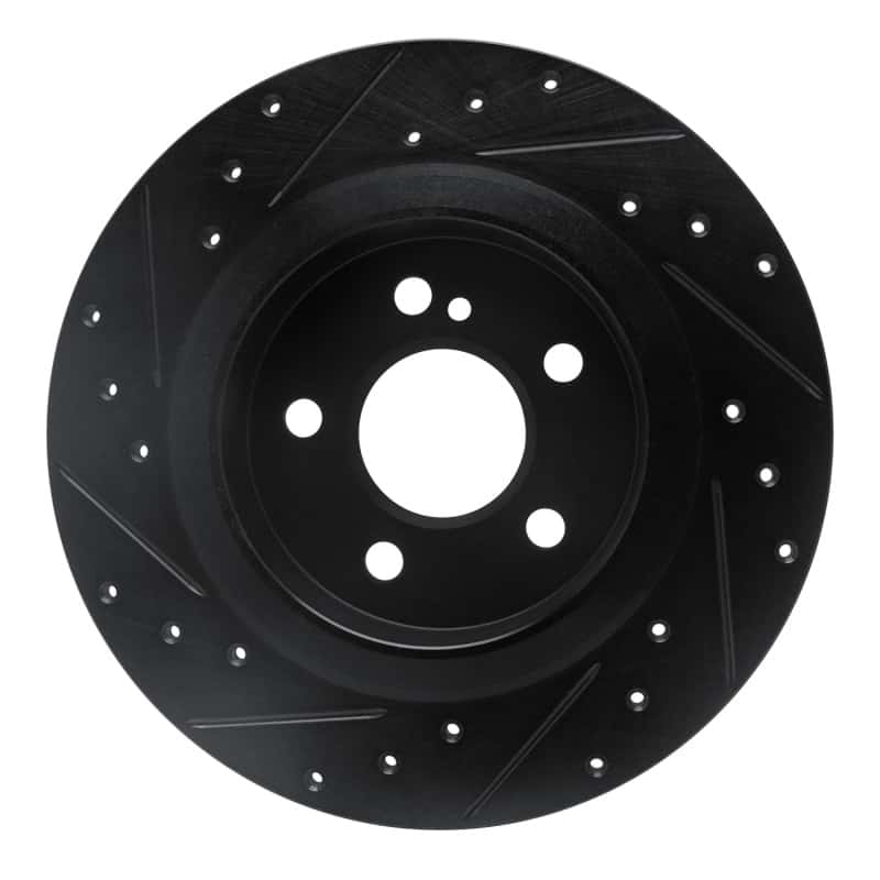 R1 Concepts — R1 12-20 Mercedes-Benz SLC300 Rear Right Drilled & Slotted Black Brake Rotor
R1 Brake Rotor Drill - view 5