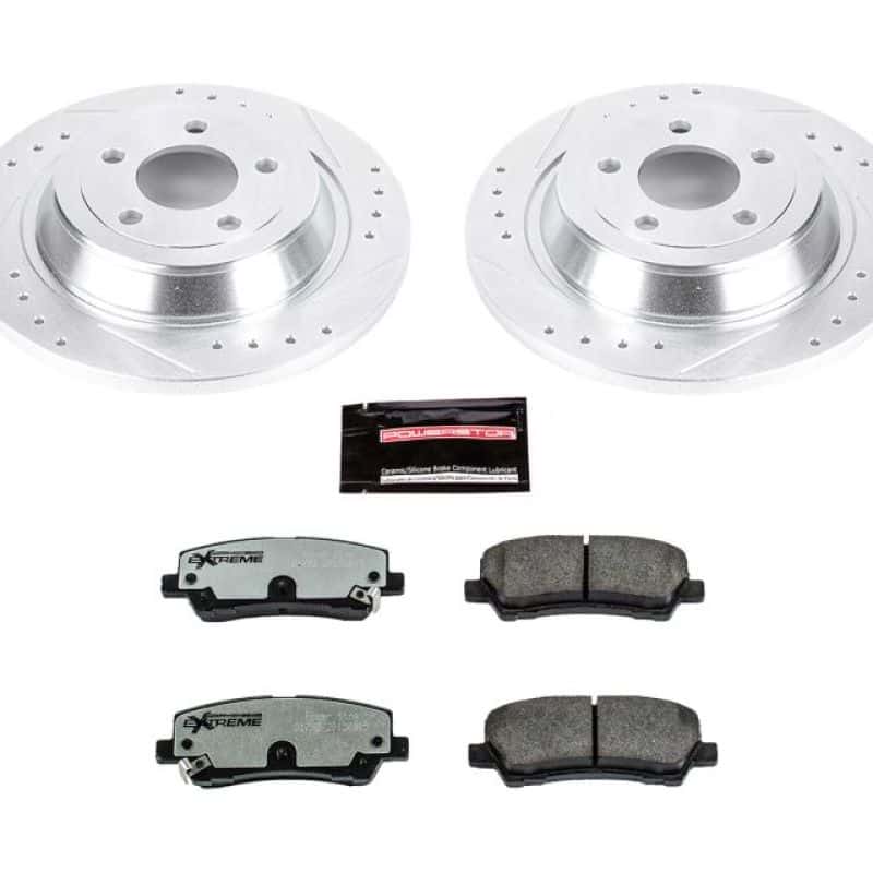 PowerStop — Power Stop 15-19 Ford Mustang Rear Z26 Street Warrior Brake Kit - view 1