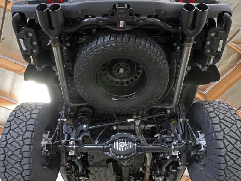 aFe — aFe Vulcan Series 3in 304SS Cat-Back 21 Jeep Gladiator V6-3.0L (td) - Dual Polished Tip
Cat-Back Exhaust - view 5