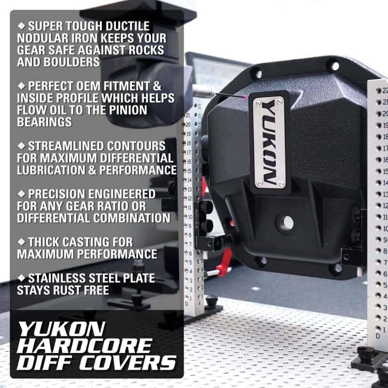 Yukon Gear & Axle — Yukon Gear Hardcore Nodular Iron Cover for Rear GM 8.6in w/8mm Cover Bolts
Differential cover - view 9
