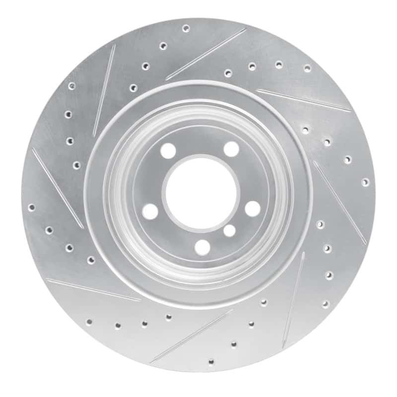 R1 Concepts — R1 07-08 BMW ALPINA B7 Rear Right Drilled & Slotted Silver Brake Rotor
R1 Brake Rotor Drill - view 5