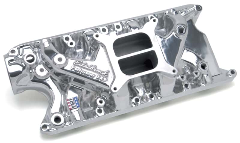 Edelbrock — Edelbrock Perf 289 w/ O EGR Polished Manifold
MANIFOLD - view 4