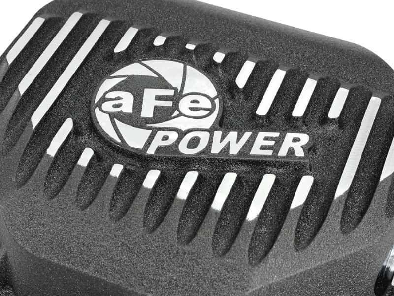 aFe — AFE Rear Differential Cover (Black Machined; Pro Series); Dodge/RAM 94-14 Corporate 9.25 (12-Bolt)
Differential Cover - view 4
