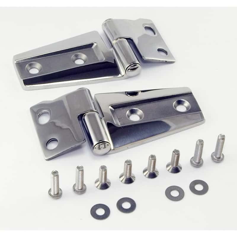 Rugged Ridge — Rugged Ridge 07-18 Jeep Wrangler JK Stainless Hood Hinge Kit
OFFROAD_EXTERIOR
Door Hinge - view 2